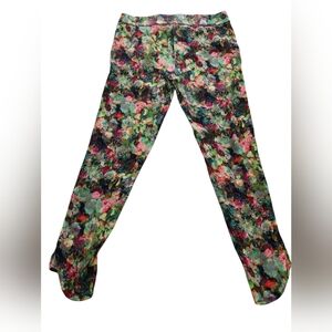 Anthropologie Sam & Lavi Floral Ankle Pants - Multicolor